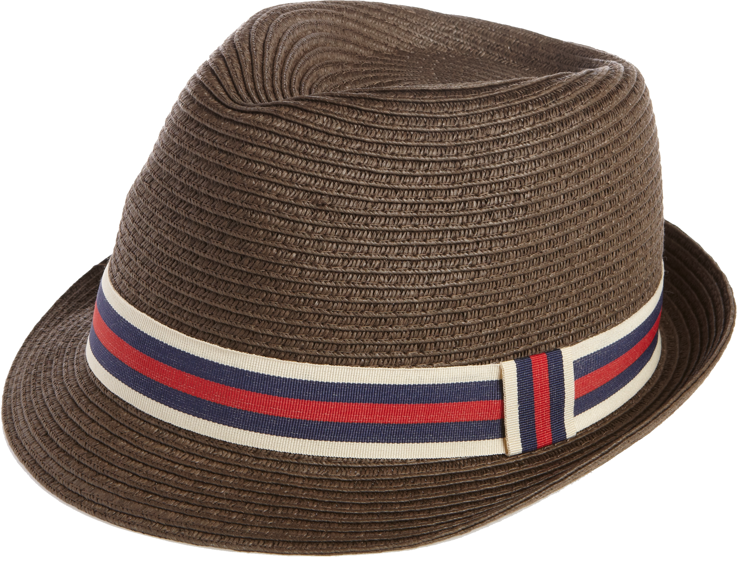 London Fog Brown Paper Fedora