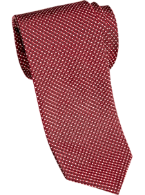 Esquire Red Micro Dot Narrow Tie