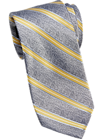Esquire Yellow Stripe Skinny Tie