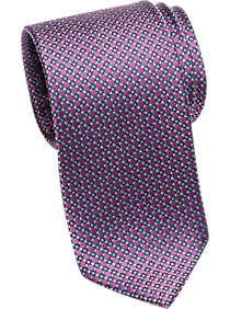Esquire Pink Circle Dot Skinny Tie