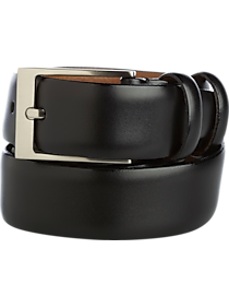 Men's Wearhouse Black Double Loop Leather Belt