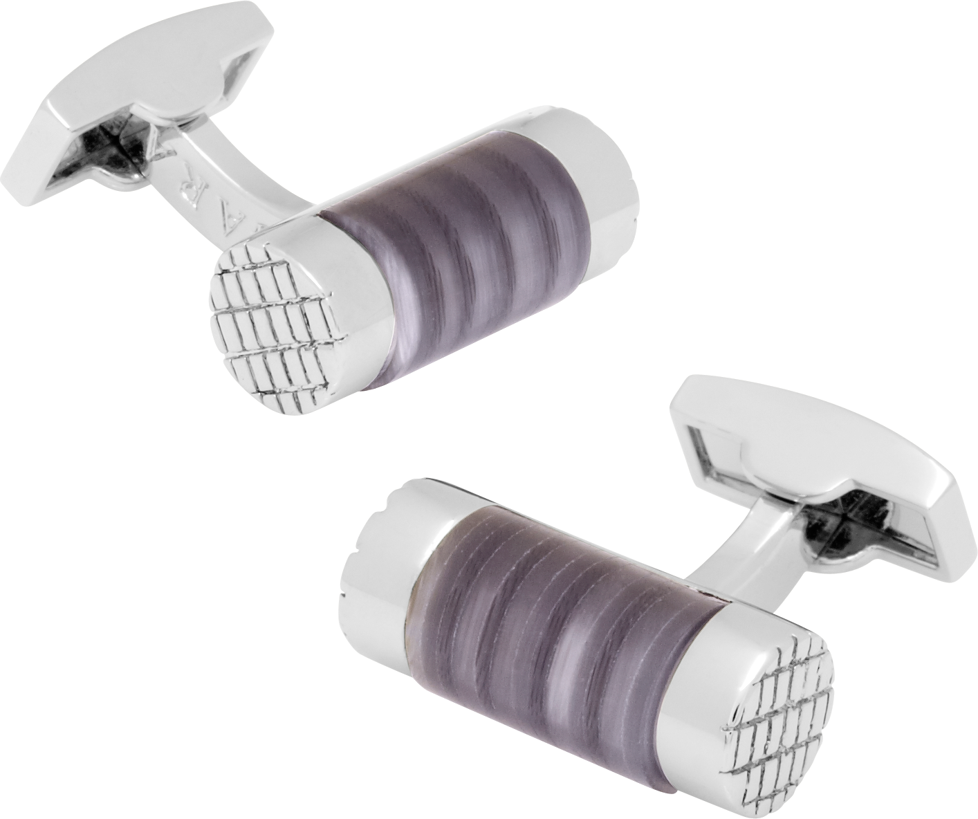 Egara Gray and Black Cufflinks