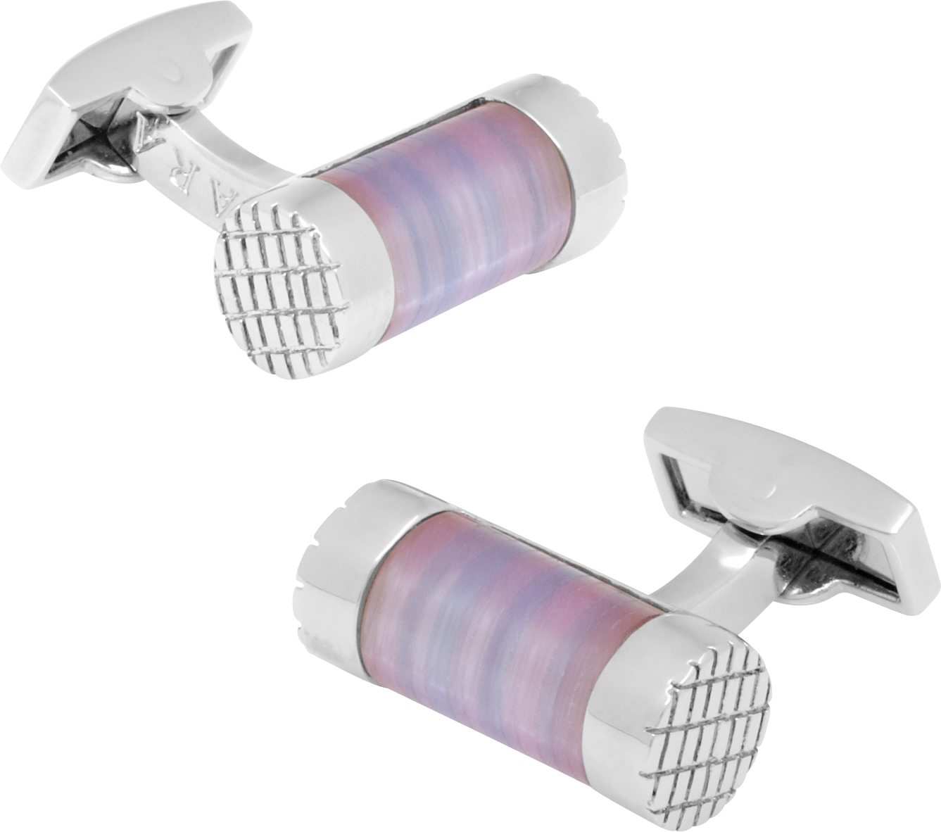 Egara Pink and Lavender Cufflinks