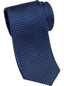 Esquire Navy Tic Skinny Tie