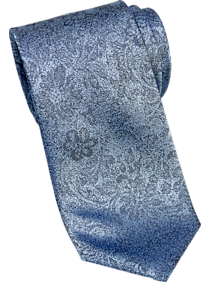 Esquire Blue Floral Skinny Tie