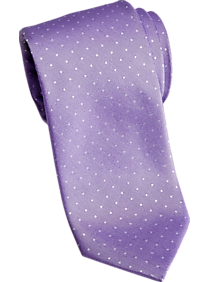 Esquire Purple Dot Skinny Tie