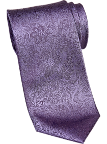Esquire Purple Floral Skinny Tie