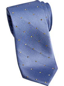 Esquire Blue & Yellow Dot Skinny Tie