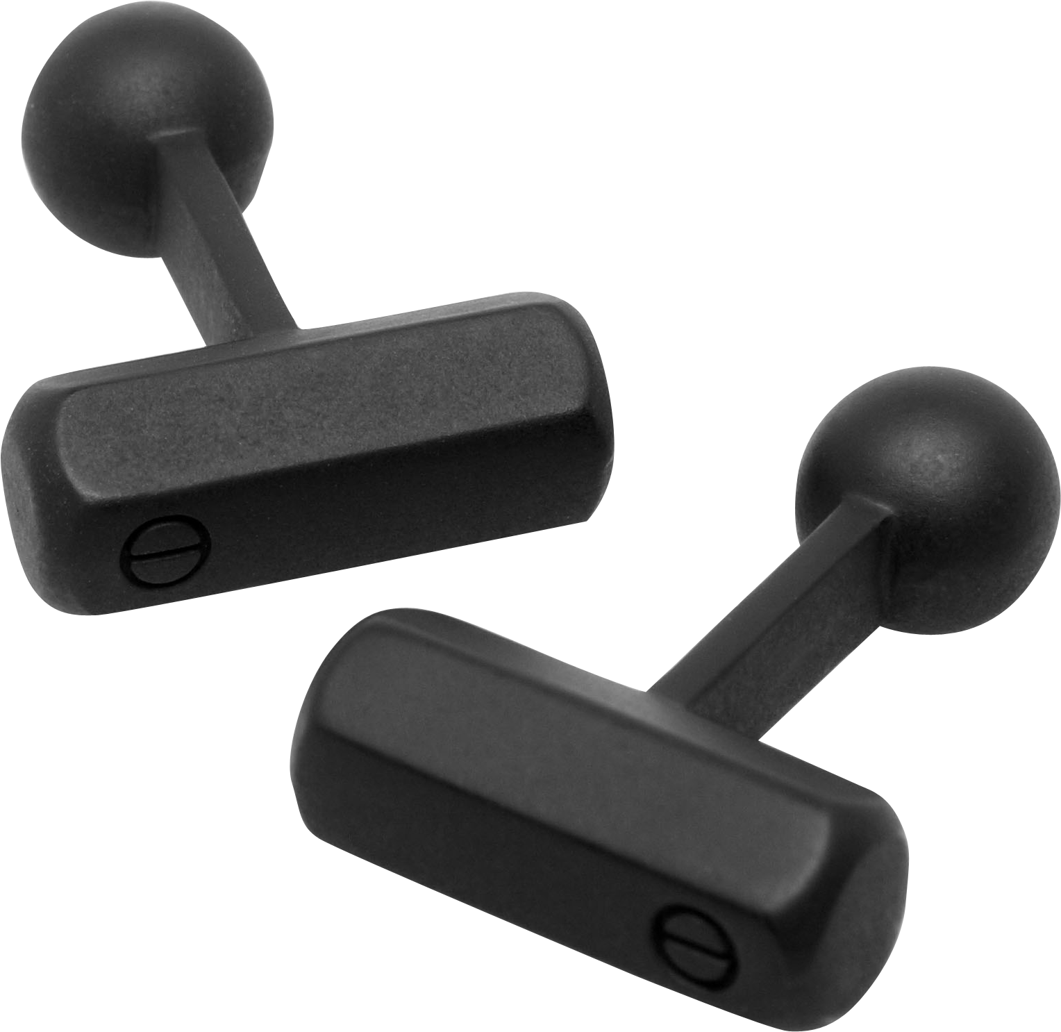 Marc Ecko Matte Black Cufflinks