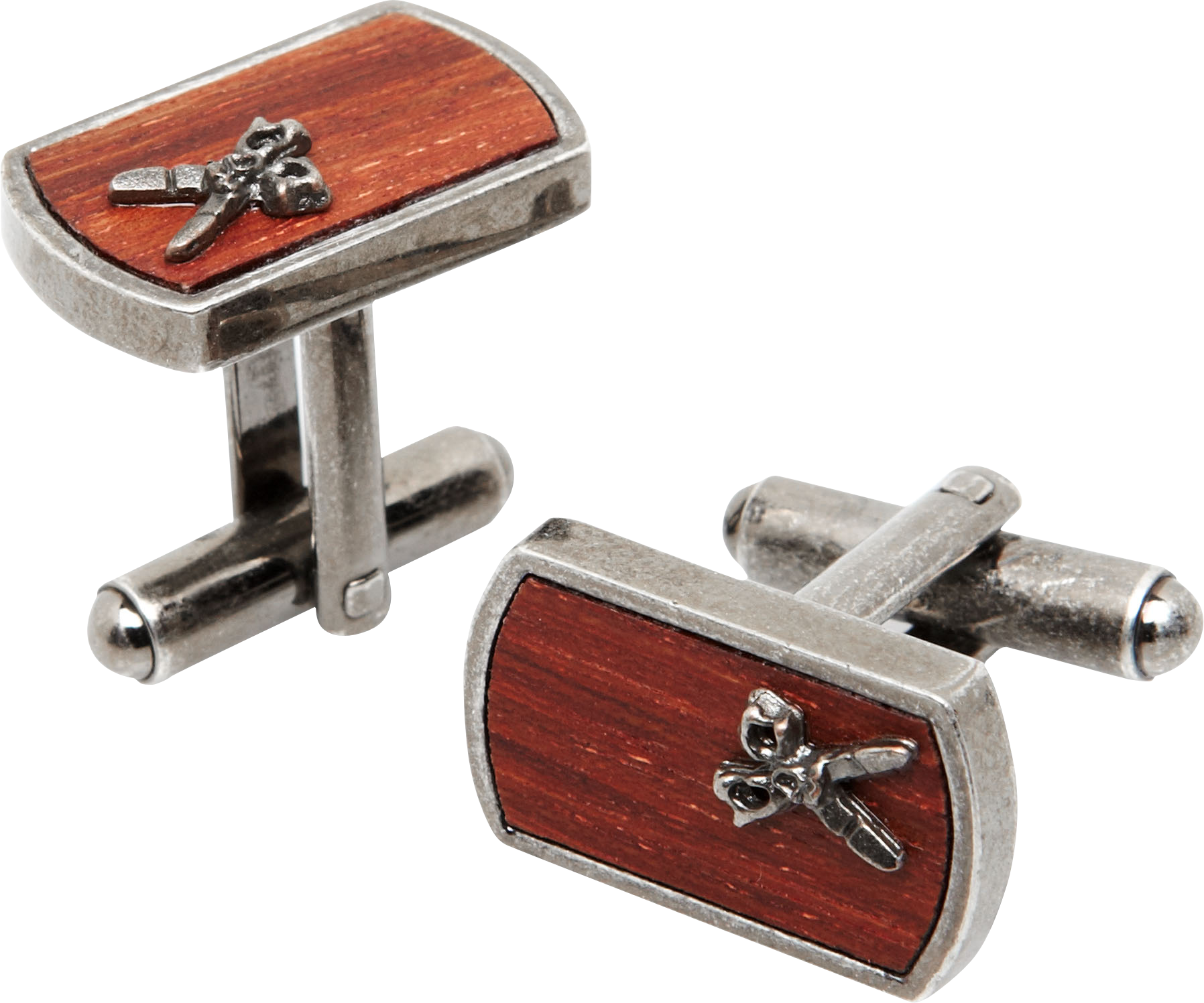 Marc Ecko Wood and Scissor Cufflinks