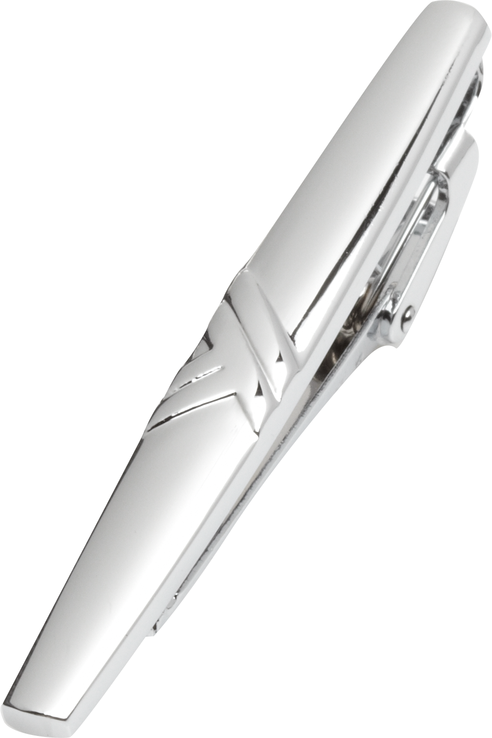 Pronto Uomo Silver Tie Bar
