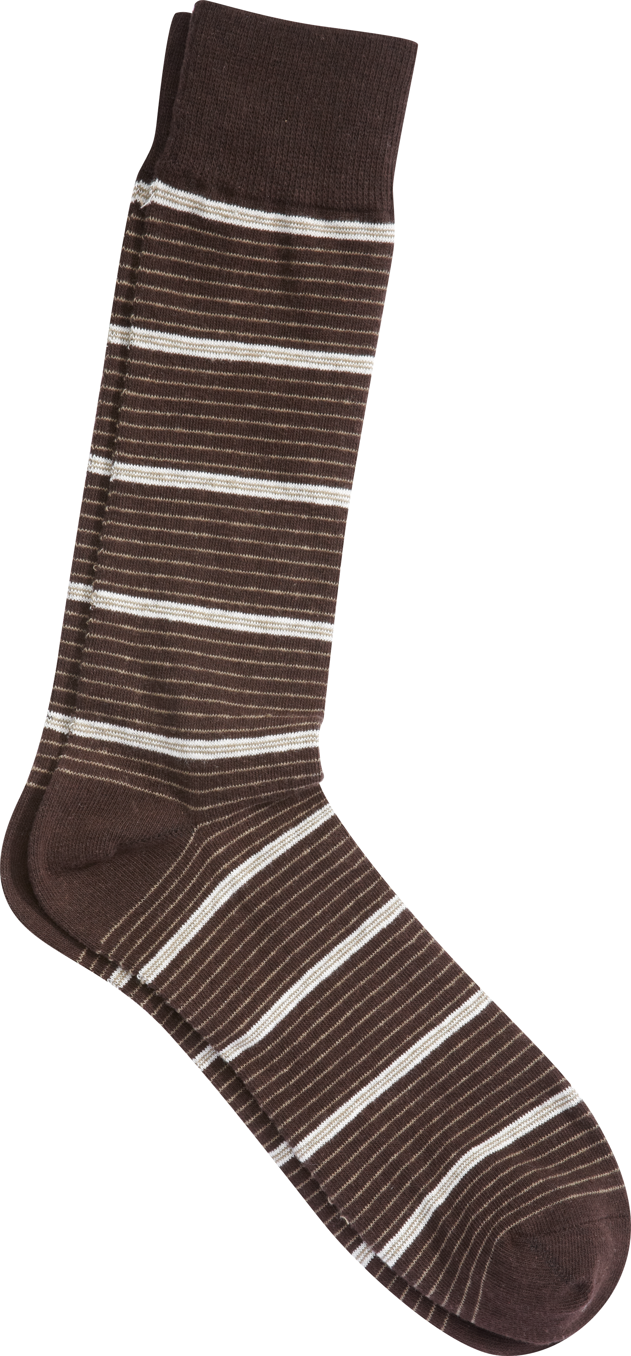 Joseph Abboud Brown Stripe Socks