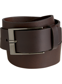 Joseph Abboud Brown Cut-Edge Belt