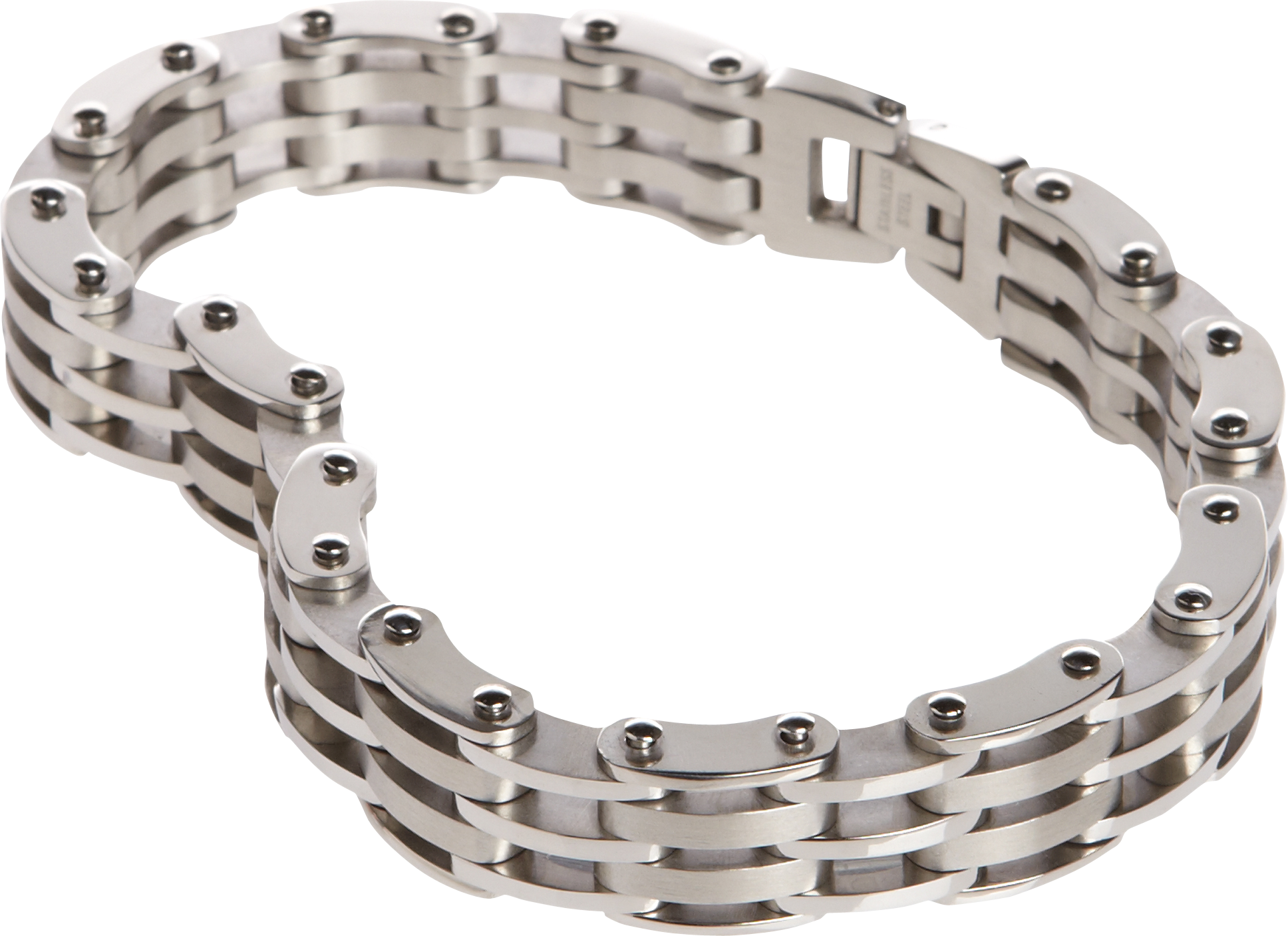Mark Ecko Stainless Steel Bicycle Chain Bracelet