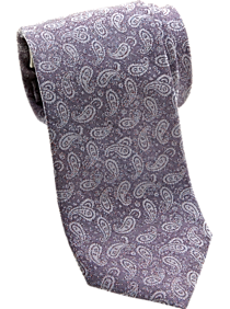 Joseph Abboud Purple Paisley Narrow Tie