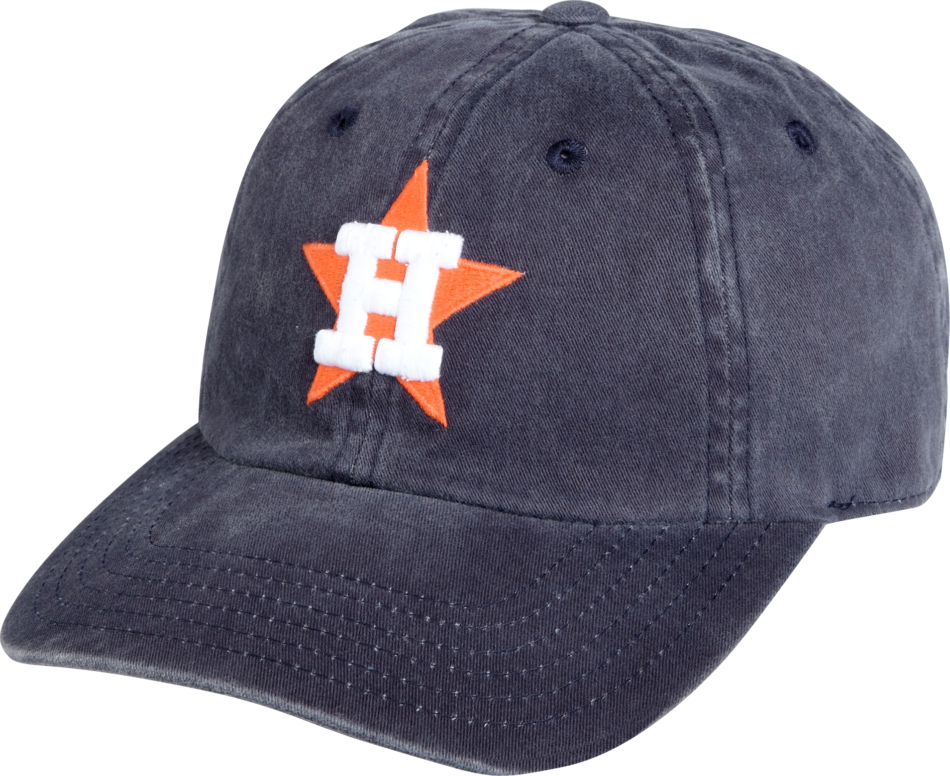 American Needle Navy and Orange Astros Vintage Baseball Cap