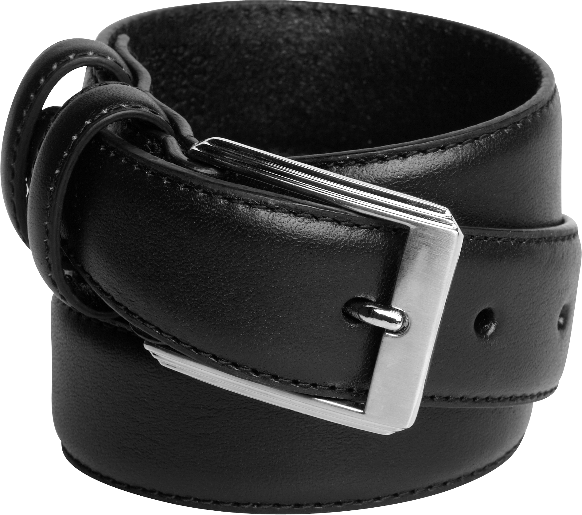 Men's Wearhouse Boys Black Leather Belt