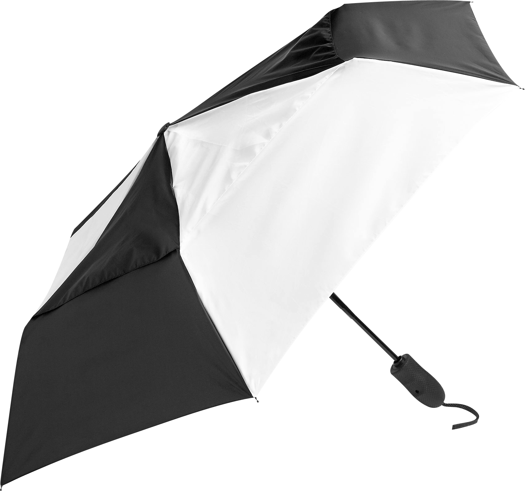 Windjammer Black and White Auto Umbrella
