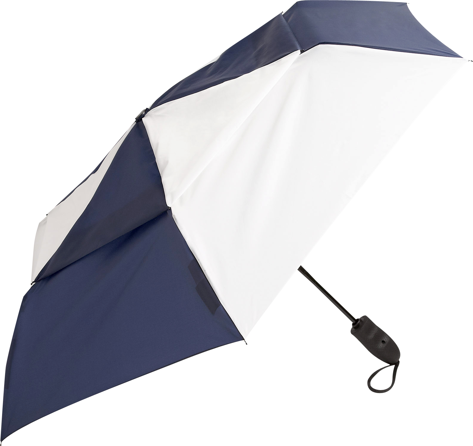 Windjammer Navy and White Auto Umbrella