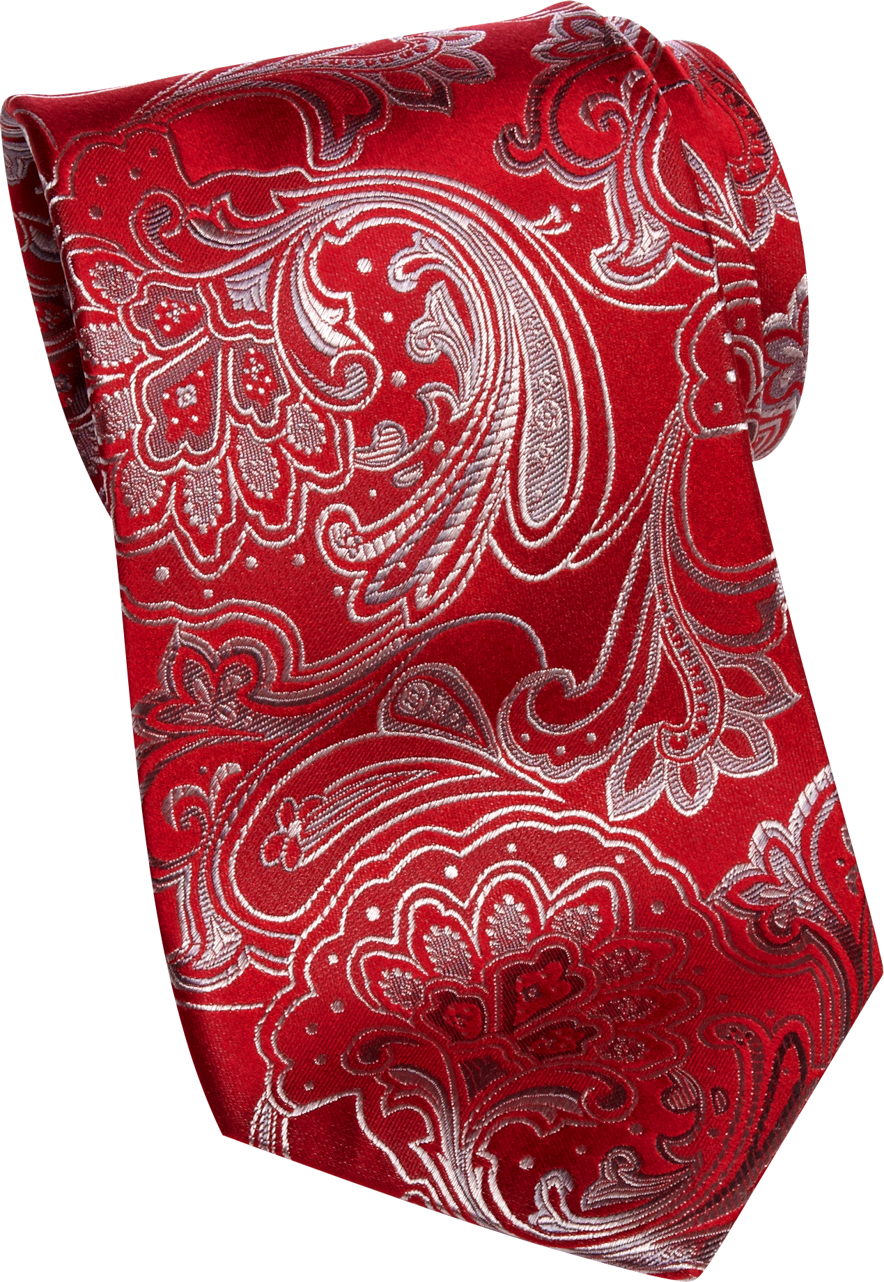 Sean John Red Paisley Extra Long Tie