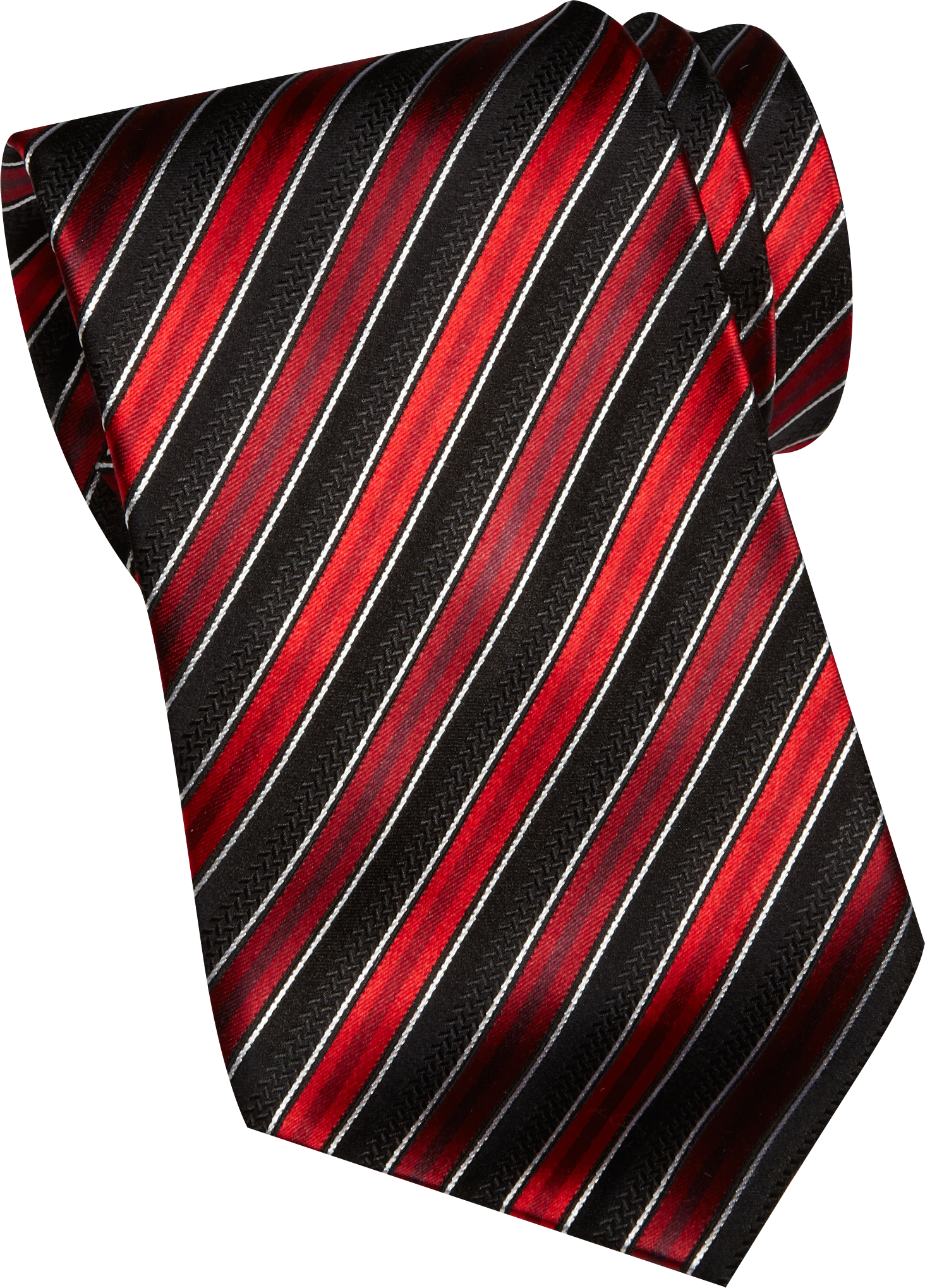 Sean John Red Stripe Extra Long Tie