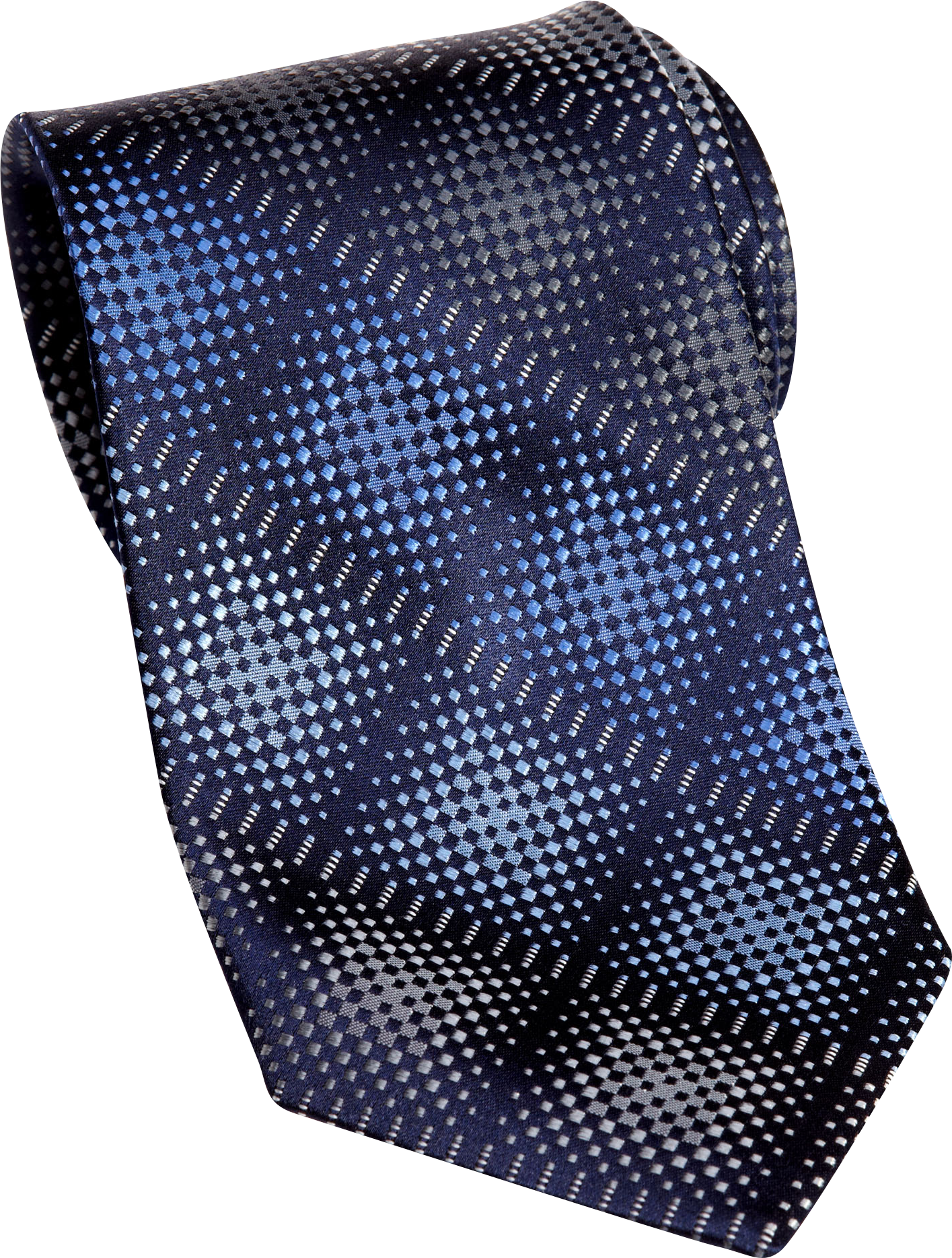Calvin Klein Navy Mini Dot Extra Long Tie