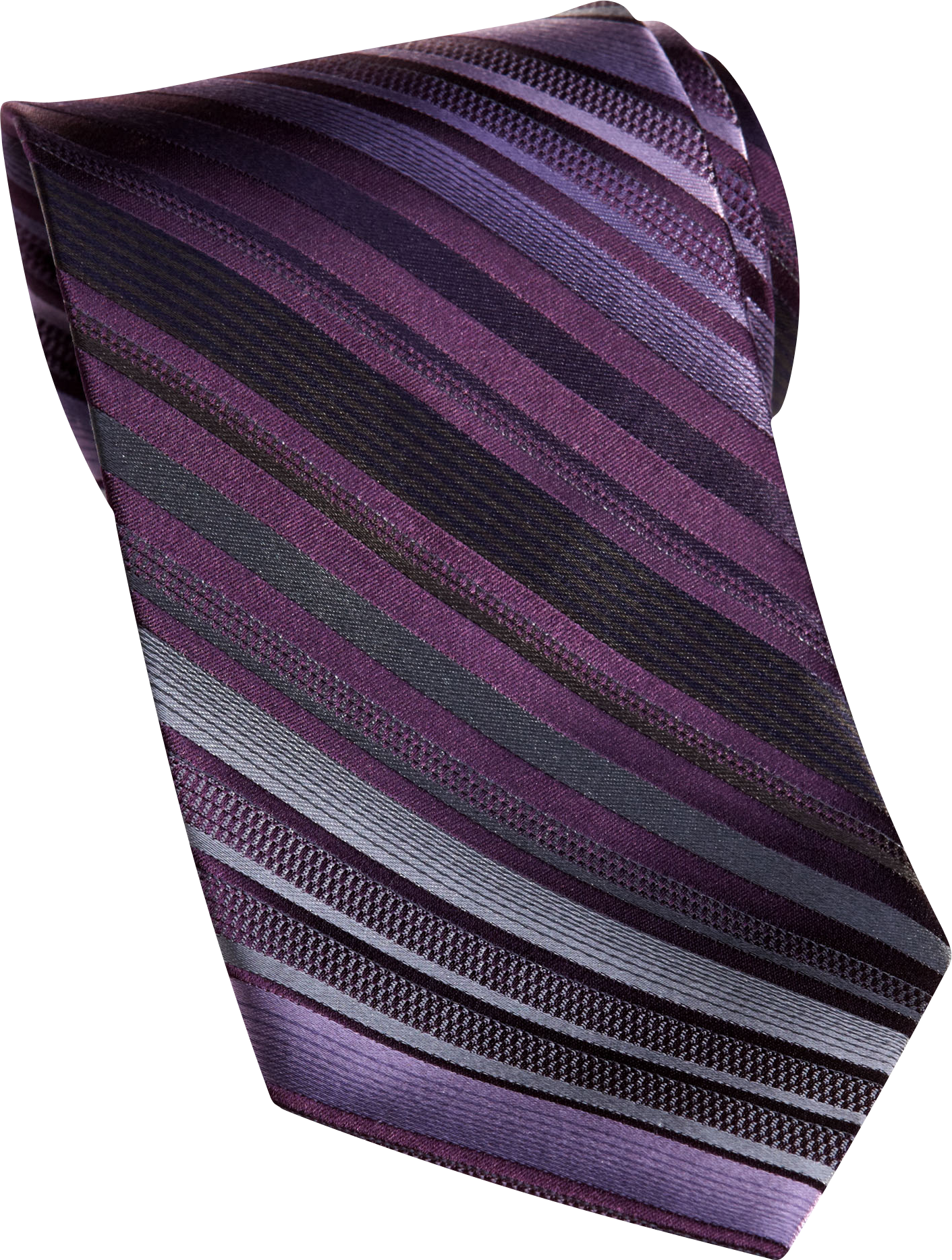 Calvin Klein Purple Stripe Extra Long Tie