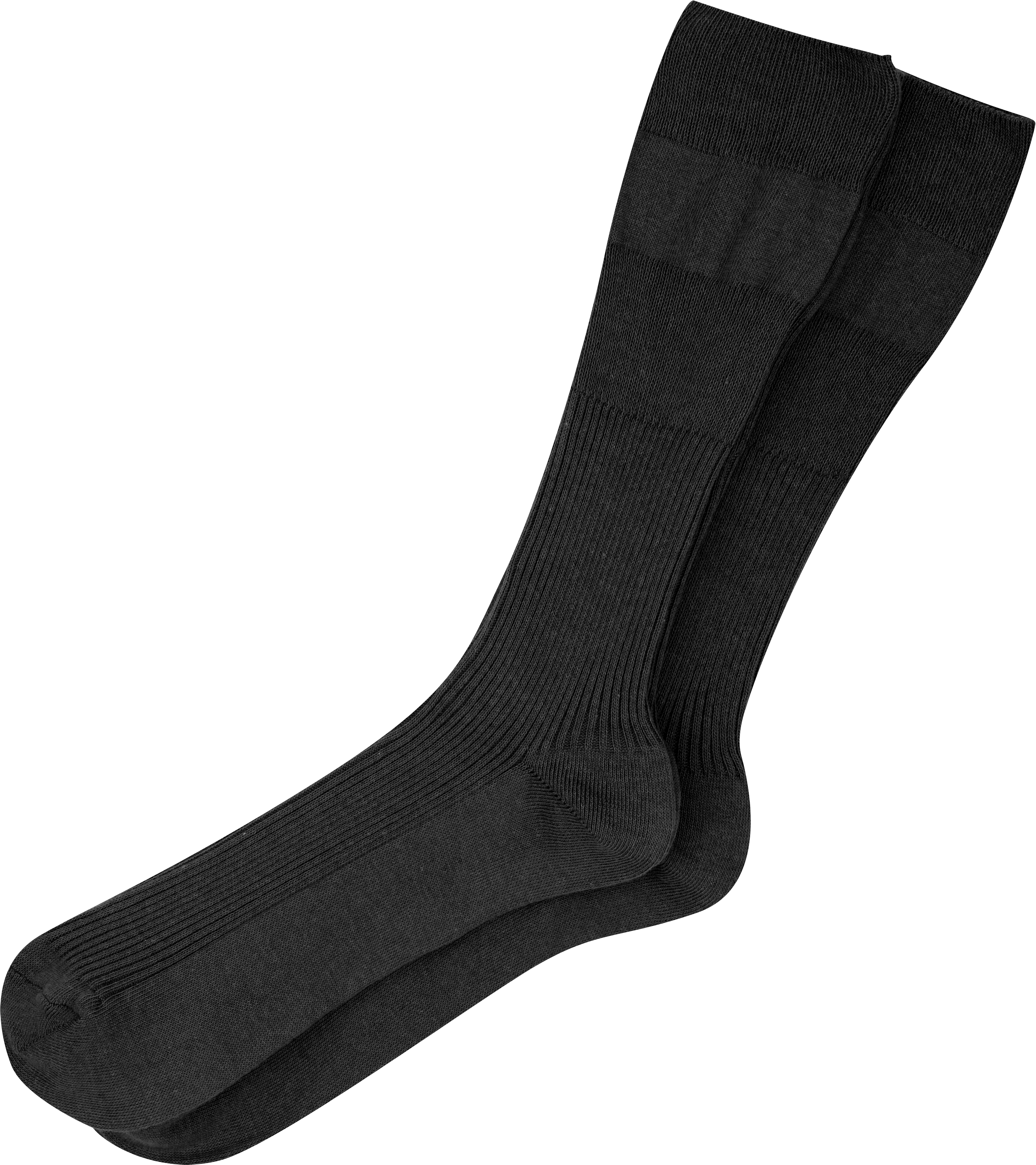 Florsheim Black Socks (Two-Pack)