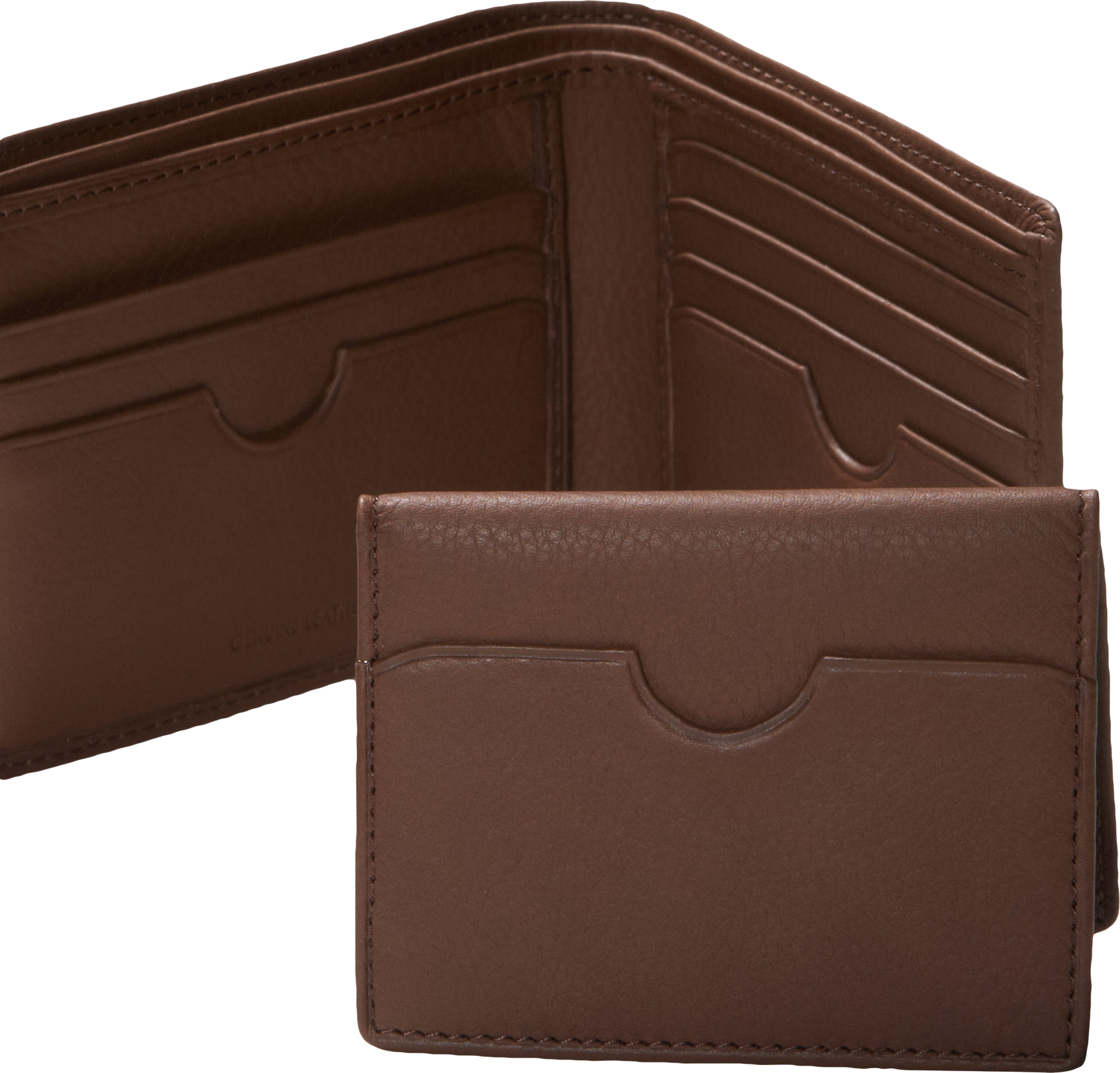 Joseph Abboud Brown Pass Case Wallet