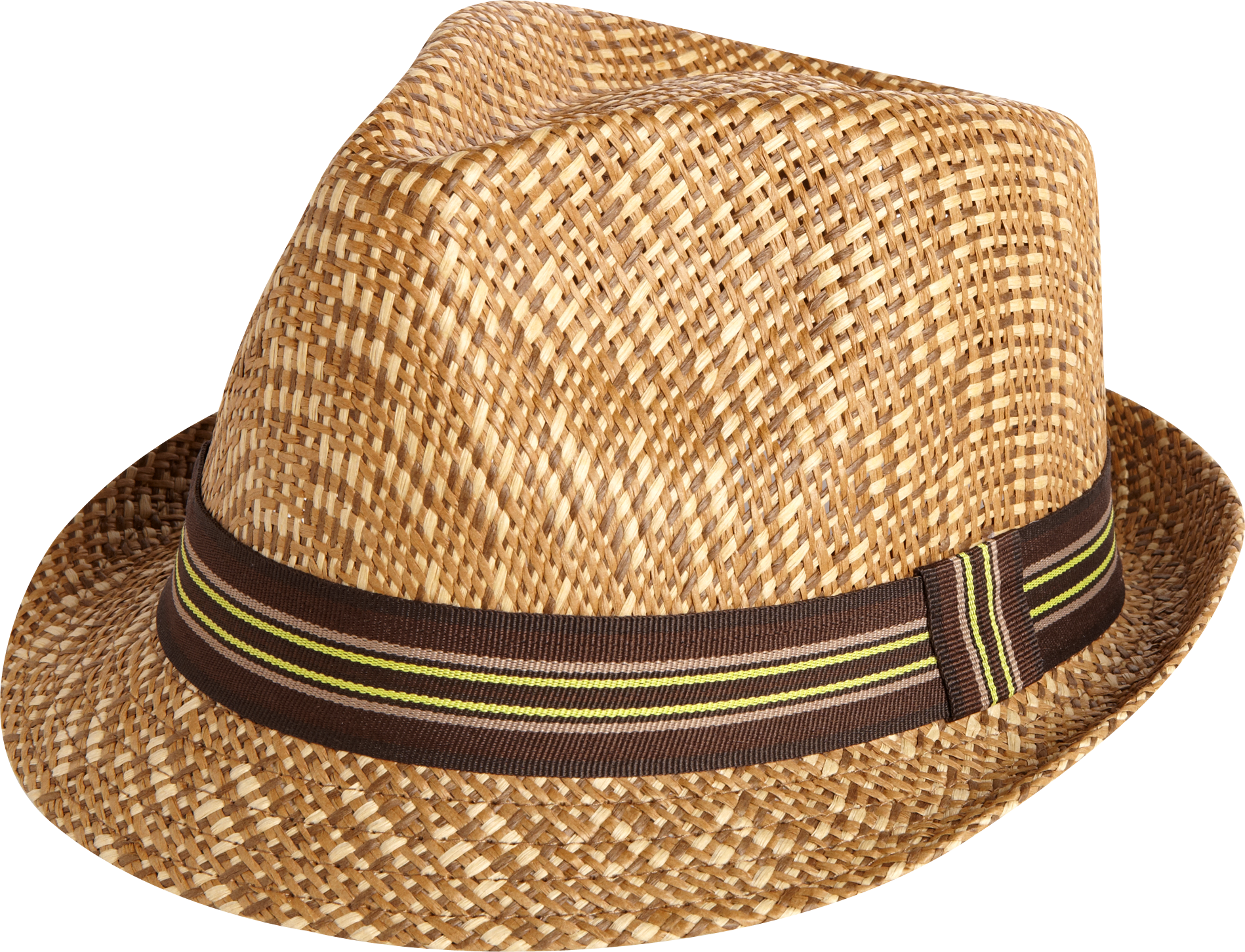 Rivington & Mott Taupe Paper Fedora