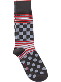 Joe's Black Red & Gray Socks