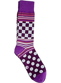 Joe's Purple Dot Socks