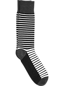 Egara Black & White Stripe Socks