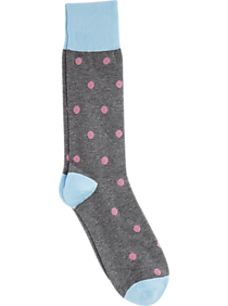 Egara Gray & Purple Dot Socks