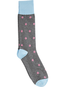 Egara Gray & Purple Dot Socks