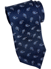Joseph Abboud Navy Mini Paisley Narrow Tie