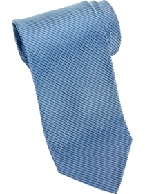 Awearness Kenneth Cole Blue Woven Stripe Narrow Tie