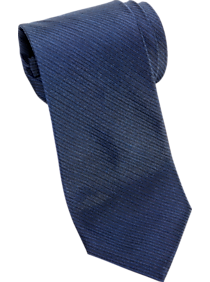 Awearness Kenneth Cole Navy Woven Stripe Narrow Tie