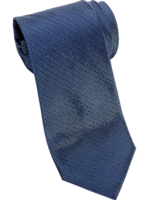 Awearness Kenneth Cole Navy Woven Stripe Narrow Tie