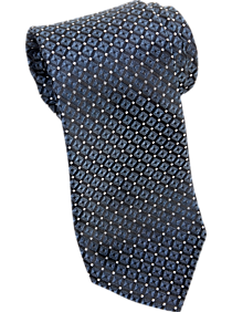 Awearness Kenneth Cole Blue Check Narrow Tie