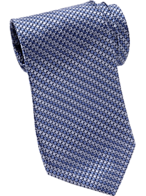 Burma Bibas Blue Mini-Check Narrow Tie