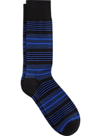 Egara Blue & Black Stripe Socks