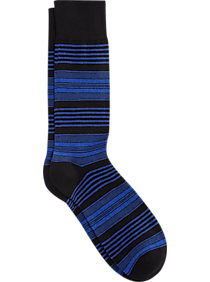 Egara Blue & Black Stripe Socks