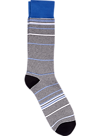 Egara Blue & Black Stripes Socks