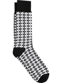 Egara Black Argyle Socks