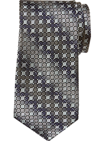 Pronto Uomo Black Grid Narrow Tie