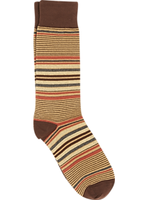 Joe's Brown Multistripe Dress Socks