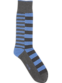 Joe's Blue & Gray Stripe Dress Socks