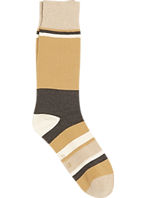 Joe's Taupe Stripe Dress Socks