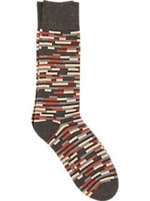 Joe's Orange Tile Dress Socks